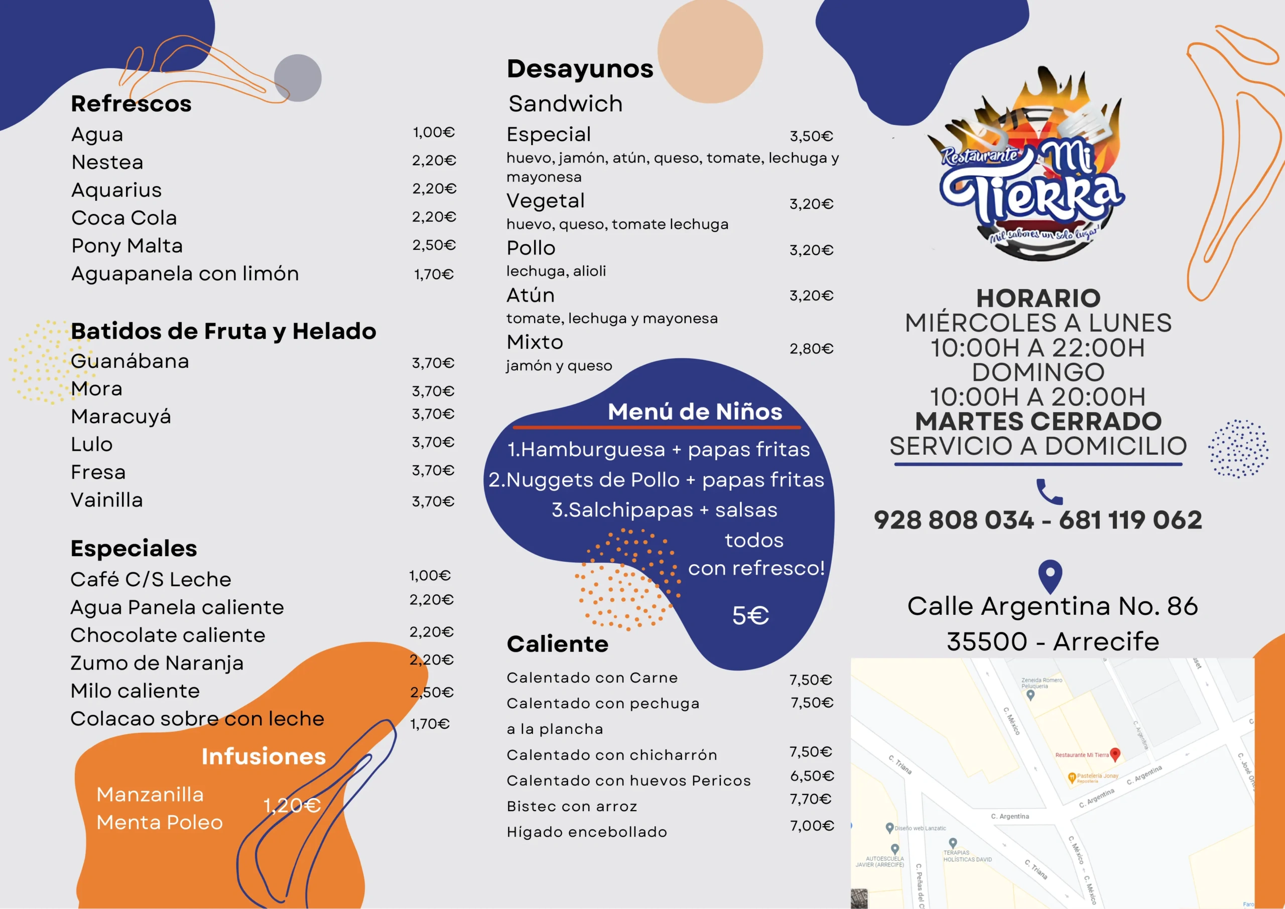 Mi Tierra Menú Version 2-1